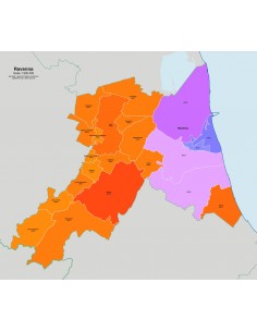 Mappa dei comuni e CAP della provincia di Ravenna jpg 2