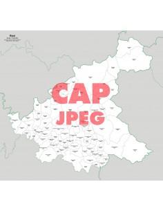 Mappa dei comuni e CAP della provincia di Rieti jpg