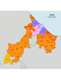 Mappa dei comuni e CAP della provincia di Rimini jpg 2