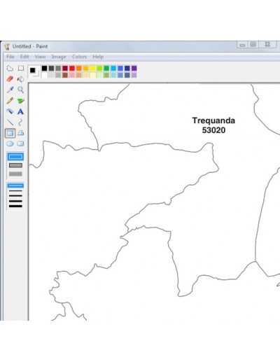 Mappa dei comuni e CAP della provincia di Siena...
