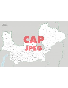 Mappa dei comuni e CAP della provincia di Sondrio jpg