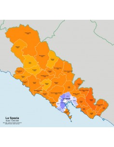 Mappa dei comuni e CAP della provincia di La Spezia jpg 2