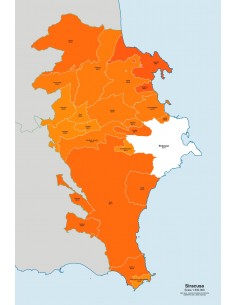 Mappa dei comuni e CAP della provincia di Siracusa jpg 2