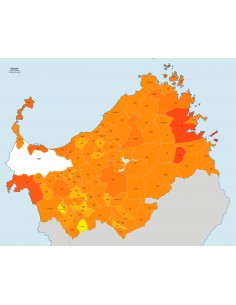 Mappa dei comuni e CAP della provincia di Sassari jpg 2