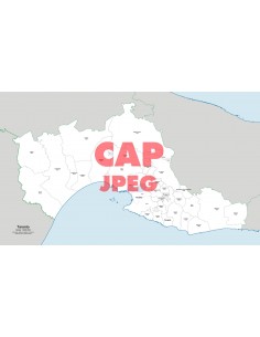 Mappa dei comuni e CAP della provincia di Taranto jpg