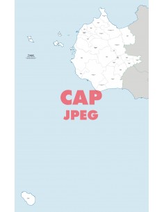 Mappa dei comuni e CAP della provincia di Trapani jpg