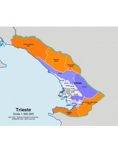 Mappa dei comuni e CAP della provincia di Trieste jpg 2