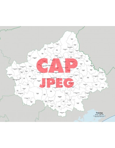Mappa dei comuni e CAP della provincia di...
