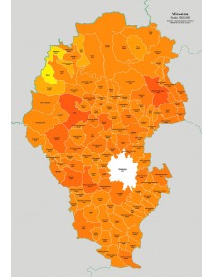 Mappa dei comuni e CAP della provincia di Vicenza jpg 2