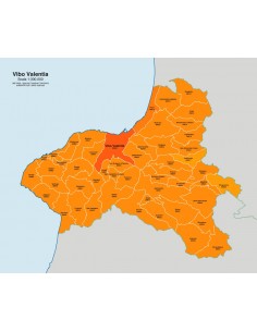Mappa dei comuni e CAP della provincia di Vibo Valentia jpg 2