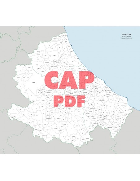 Mappa dei comuni e CAP dell'Abruzzo pdf