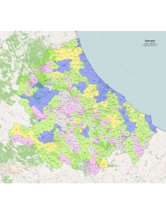Mappa dei comuni e CAP dell'Abruzzo pdf 2