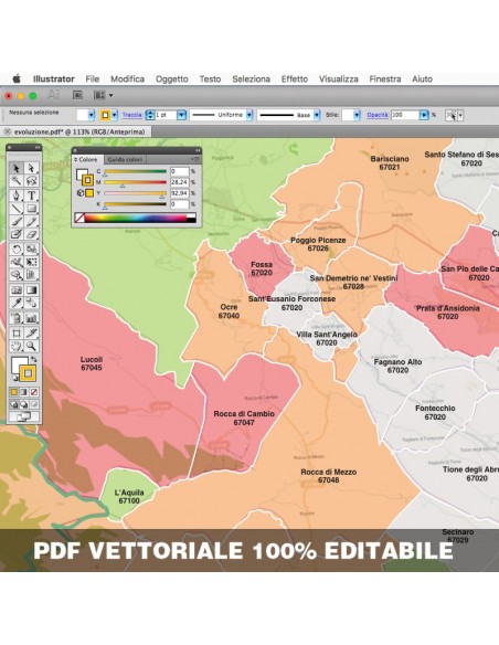 Mappa dei comuni e CAP dell'Abruzzo pdf