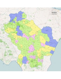 Mappa dei comuni e CAP della Basilicata pdf 2