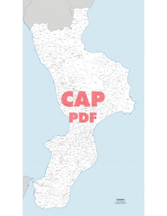 Mappa dei comuni e CAP della Calabria pdf