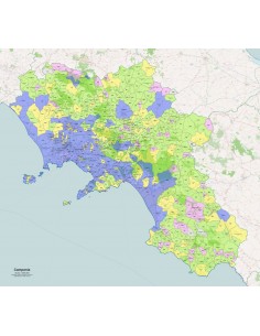 Mappa dei comuni e CAP della Campania pdf 2