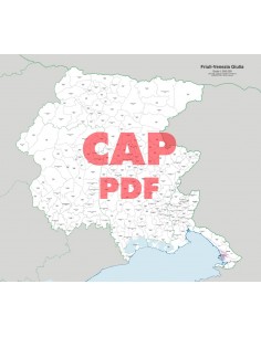 Mappa dei comuni e CAP del Friuli Venezia Giulia pdf
