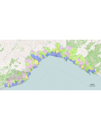 Mappa dei comuni e CAP della Liguria pdf