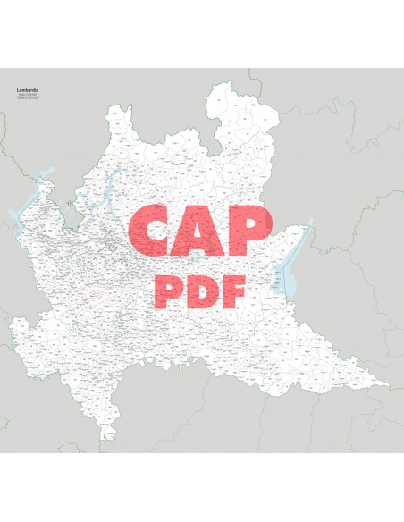 Mappa dei comuni e CAP della Lombardia pdf