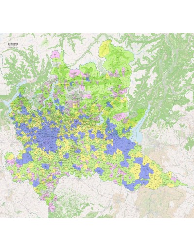 Mappa dei comuni e CAP della Lombardia pdf