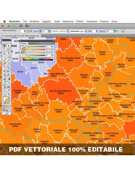 Mappa dei comuni e CAP della Lombardia pdf
