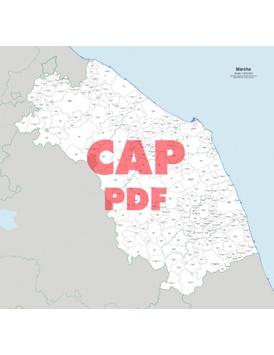 Mappa dei comuni e CAP delle Marche pdf