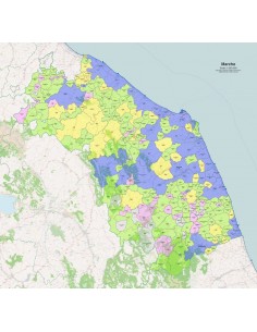 Mappa dei comuni e CAP delle Marche pdf 2