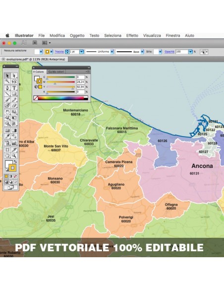 Mappa dei comuni e CAP delle Marche pdf