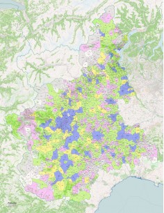 Mappa dei comuni e CAP del Piemonte pdf 2