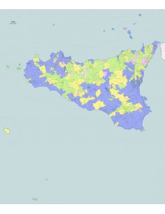 Mappa dei comuni e CAP della Sicilia pdf 2