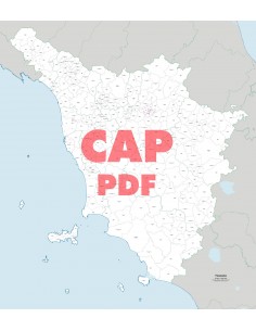 Mappa dei comuni e CAP della Toscana pdf