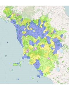 Mappa dei comuni e CAP della Toscana pdf 2