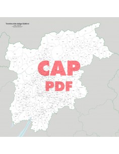 Mappa dei comuni e CAP del Trentino Alto Adige pdf