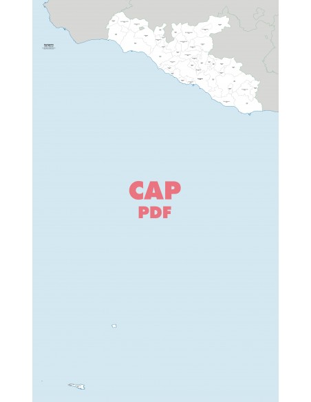 Mappa dei comuni e CAP della provincia di Agrigento pdf