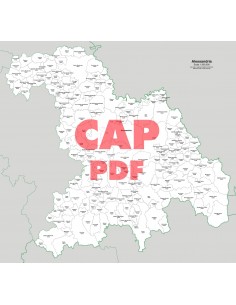 Mappa dei comuni e CAP della provincia di Alessandria pdf