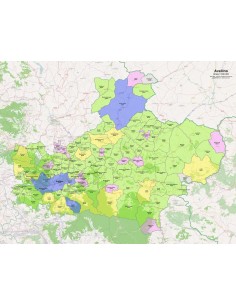 Mappa dei comuni e CAP della provincia di Avellino pdf 2