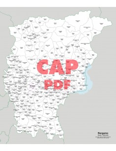 Mappa dei comuni e CAP della provincia di Bergamo pdf