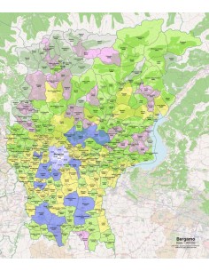 Mappa dei comuni e CAP della provincia di Bergamo pdf 2