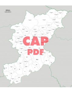 Mappa dei comuni e CAP della provincia di Belluno pdf