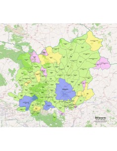 Mappa dei comuni e CAP della provincia di Benevento pdf 2