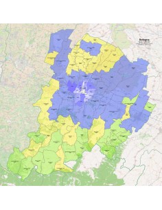 Mappa dei comuni e CAP della provincia di Bologna pdf 2