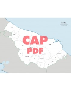 Mappa dei comuni e CAP della provincia di Brindisi pdf