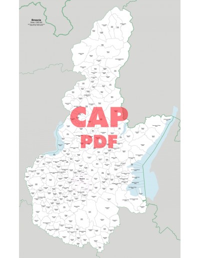 Mappa dei comuni e CAP della provincia di Brescia pdf
