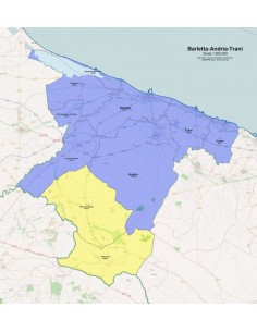 Mappa dei comuni e CAP della provincia di Barletta pdf 2