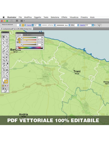 Mappa dei comuni e CAP della provincia di Barletta pdf