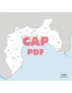 Mappa dei comuni e CAP della provincia di Cagliari pdf