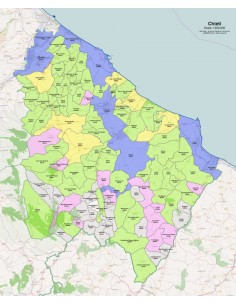 Mappa dei comuni e CAP della provincia di Chieti pdf 2