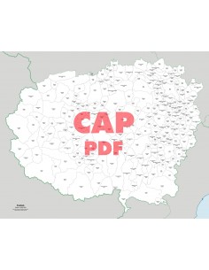 Mappa dei comuni e CAP della provincia di Cuneo pdf
