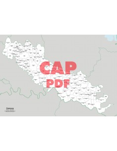 Mappa dei comuni e CAP della provincia di Cremona pdf