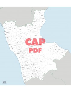 Mappa dei comuni e CAP della provincia di Cosenza pdf